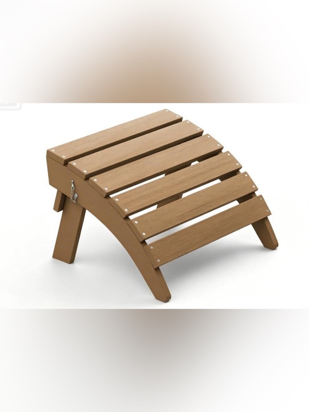 NEW-Foldable Adirondack Ottoman- Ergonomic Support